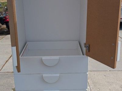 IKEA Smastad System with Cork Doors - 2 Door, 6 Drawer