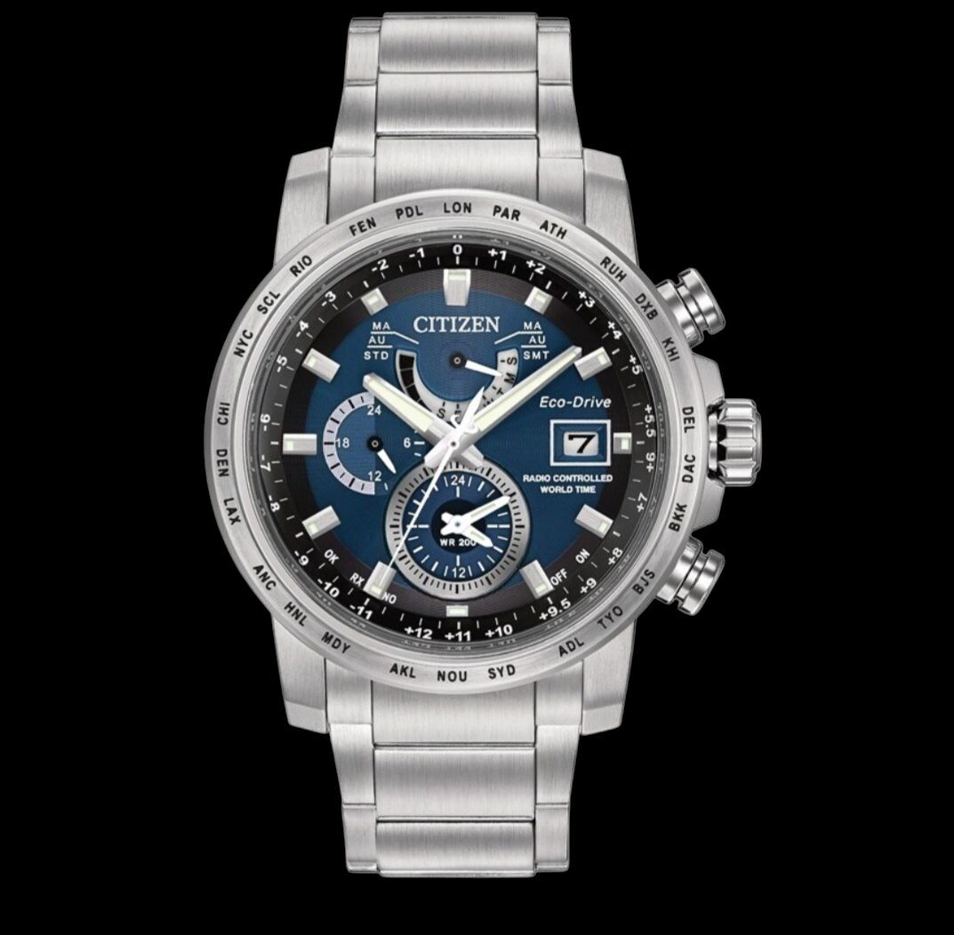 SSMen'S Citizen EcO-DriveR World Time A-T Watch wi