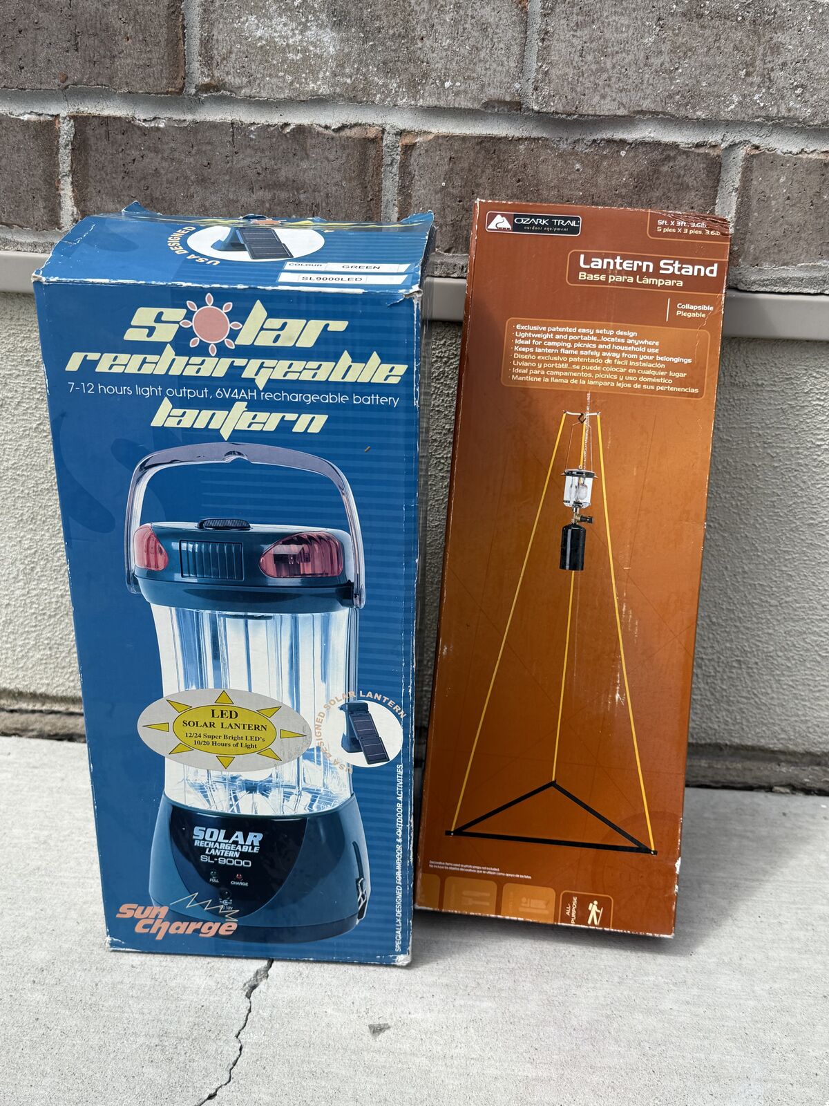 Sun Charge Solar Rechargeable Lantern w/ Stand