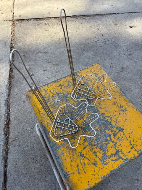 3 types of steel taco fry basket