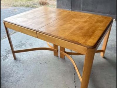 Heywood-Wakefield Gateleg Dining Table – Blonde Maple