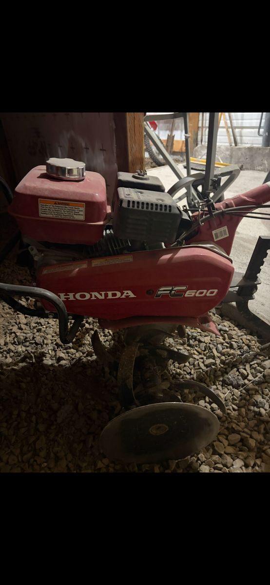 Honda tiller.