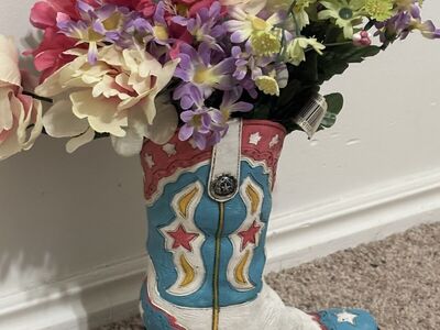 Floral Vase Planter Table Shelf Countertop Accent