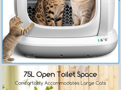 MeoWant Self-Cleaning Cat Litter Box, 75