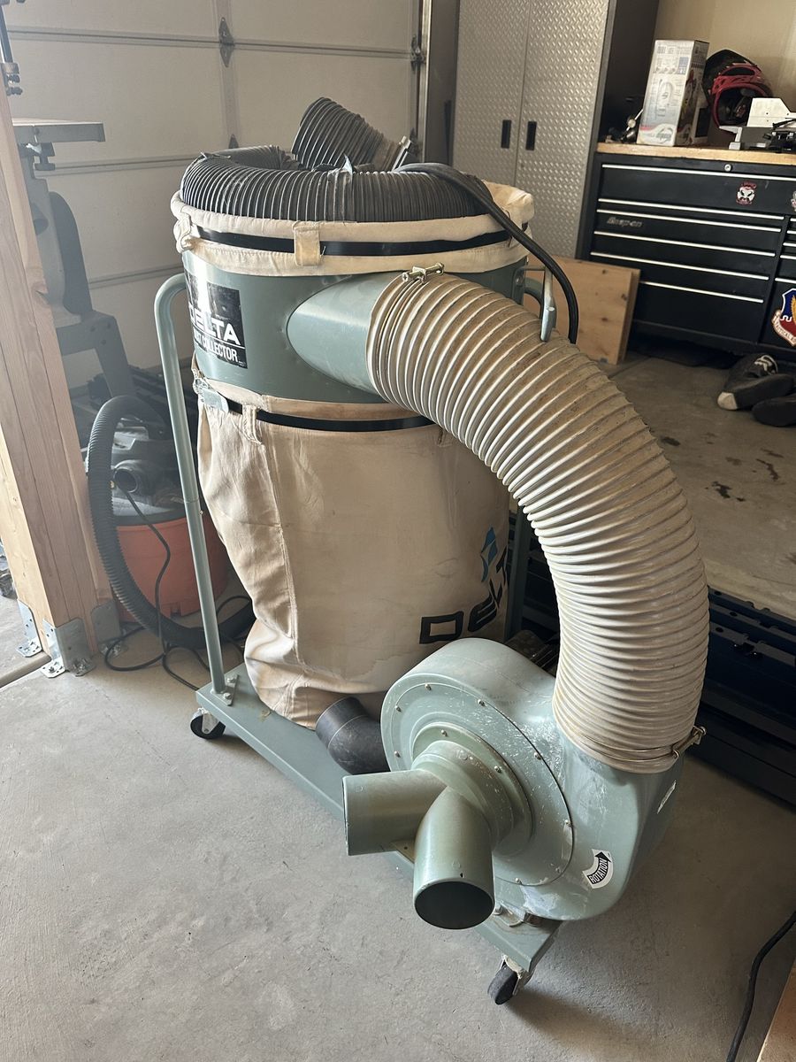 Delta Model 50-580 Dust Collector 1.5 HP 115V/230V Single Phase Woodworking