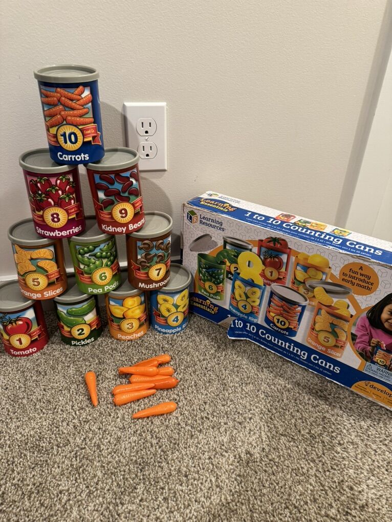 Learning Respurces 1-10 Counting Cans