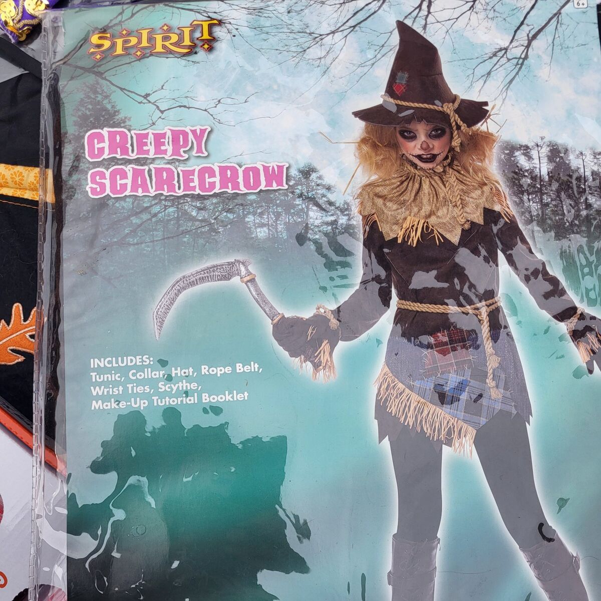 Kids size 12/14  Creepy Scare Crow