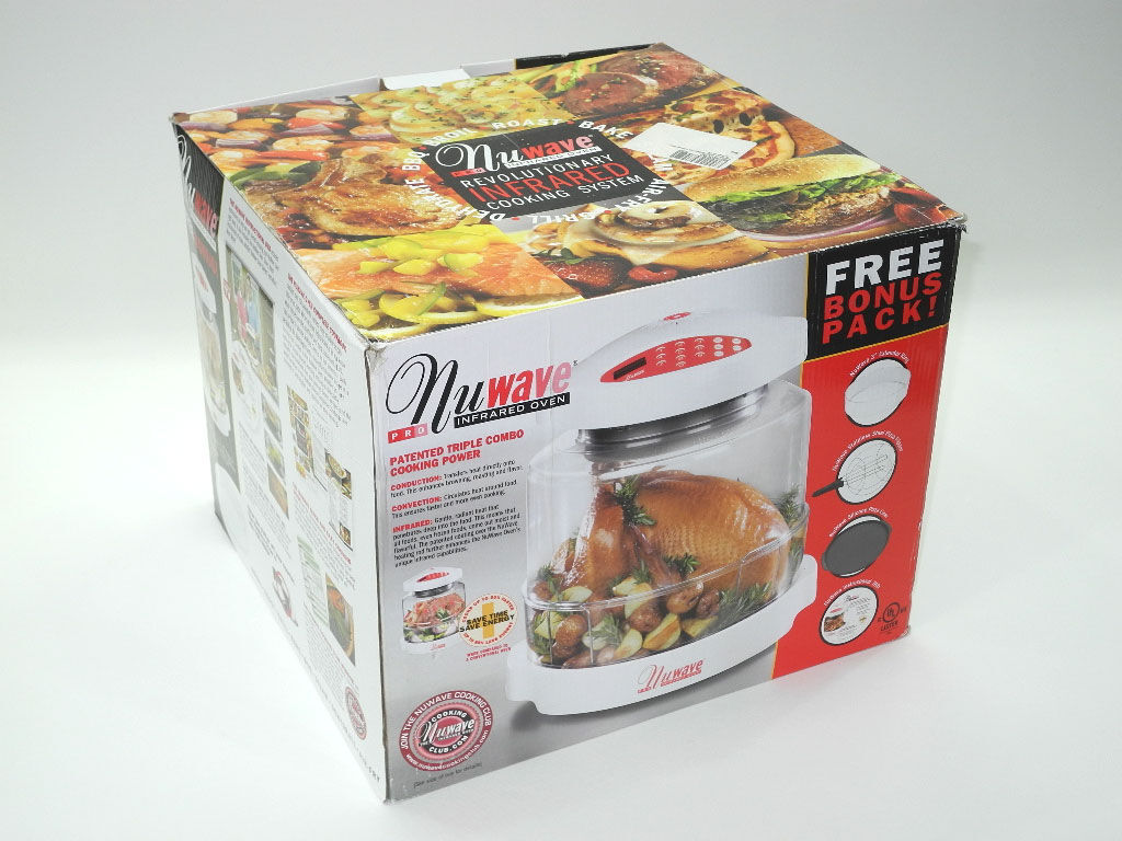Nuwave Pro Infrared Tabletop Oven (White) - Bonus Pack with Pizza Accy's