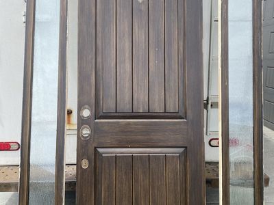 3/0-8/0 Fiberglass with 2-12” sidelights rain pattern