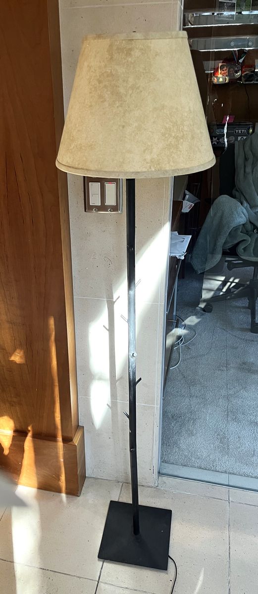 Iron (?) Twig/stick lamp set