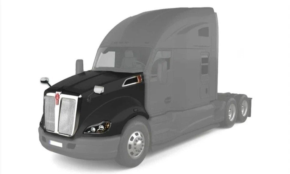 Kenworth T680 Chrome Grille Frame w/ Bug Screen