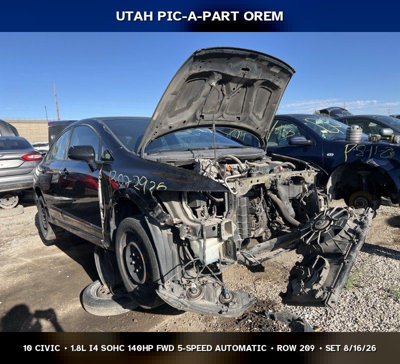 2010 Honda Civic FA Parts - UTPAP Orem