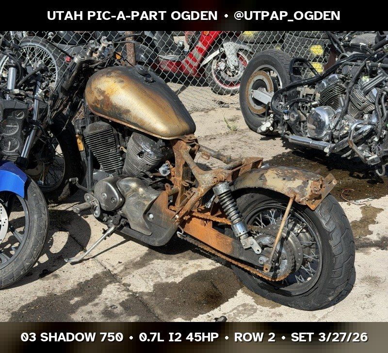 2003 Honda Shadow 750 Parts - UTPAP Ogden