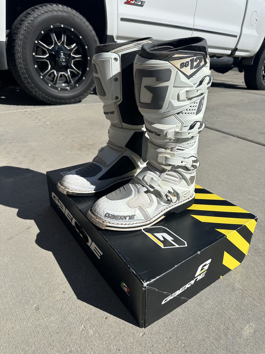 Gaerne SG 12 Men’s Moto Boots Size 10