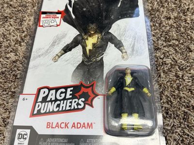 McFarlane Toys DC Direct Page Punchers Black Adam Action Figure with Comic Book