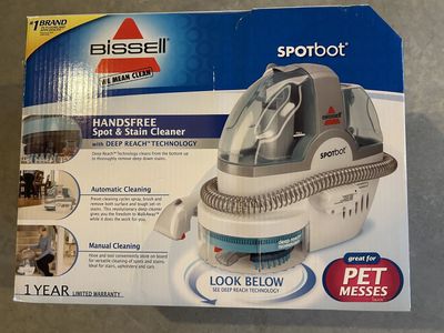 Bissell SpotBot Handsfree Spot & Stain Cleaner, Pet Messes, Deep Reach Technology, Automatic & Manual Cleaning
