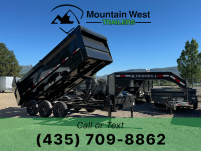 2026 Iron Bull 7X16-21K Gooseneck Dump Trailer w/ 4ft Sides