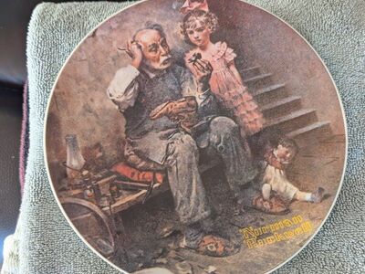 Norman Rockwell “The Cobbler” Knowles Collector Pl
