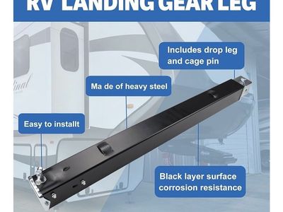 NEW RV 5th Fifth Wheel Landing Gear Leg - 29-1/2" Universal Jack