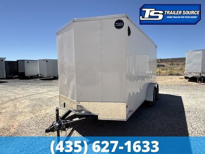 7x16 Wells Cargo FastTrac Enclosed Cargo Trailer - 7'0" Interior - 7K GVWR - Ramp Door