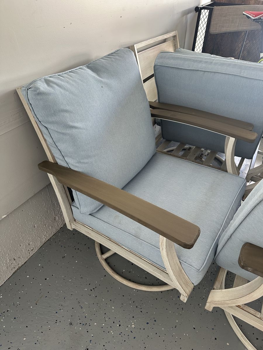 Hampton Bay Marina Point outdoor lounge chairs