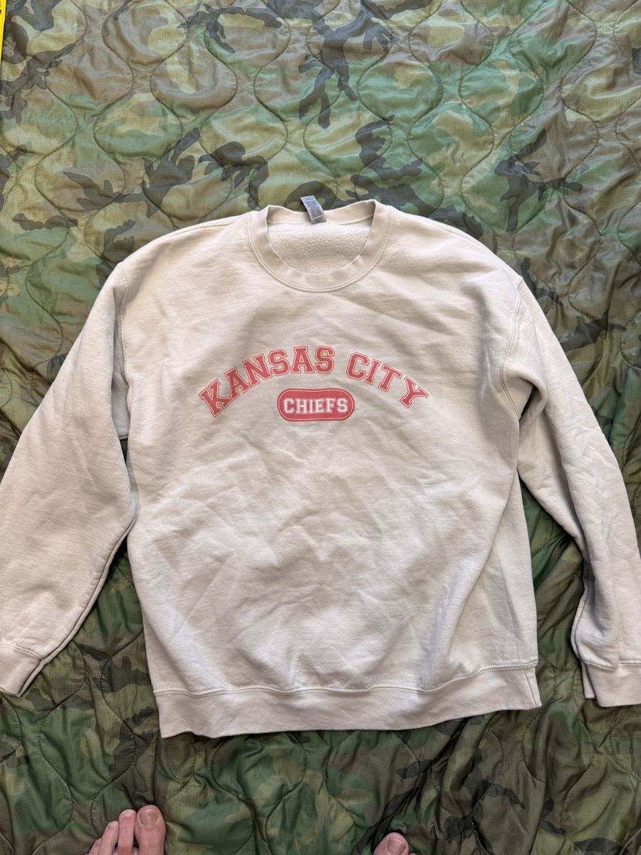 Kansas City Chiefs Karma 87 Sweatshirt Cream - Size L