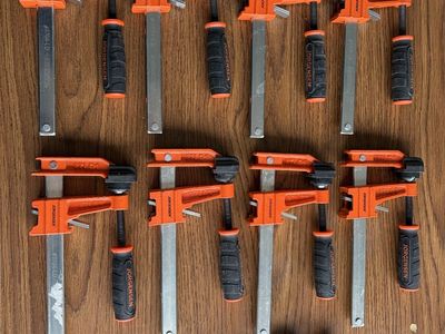 Jorgensen 4” Light Duty F Clamps (9 total)