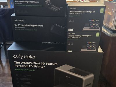 Eufymake E1 UV Printer Kickstarter Bundle.