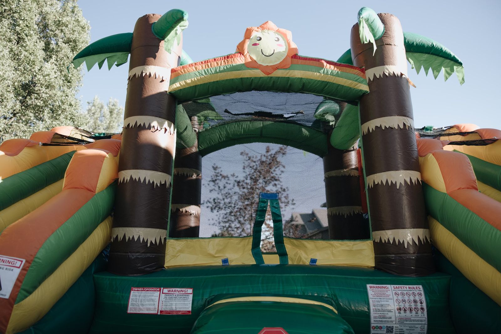 Tropical Water Bounce House