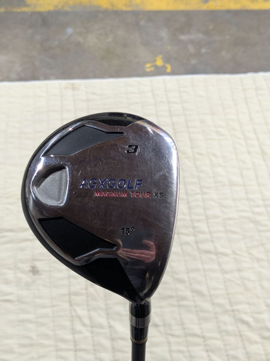 3 Wood club with AGX Golf Magnum Tour XS15 Head and Mitsubishi Rayon Bassara Flex Shaft