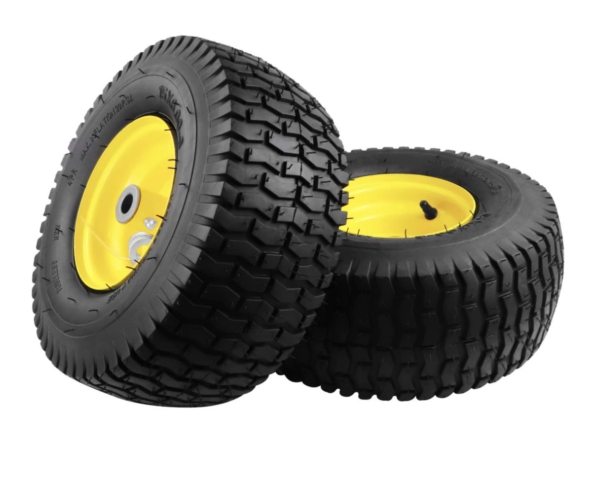 New! 2PCS 15x6.00-6 Lawn Mower Tires
