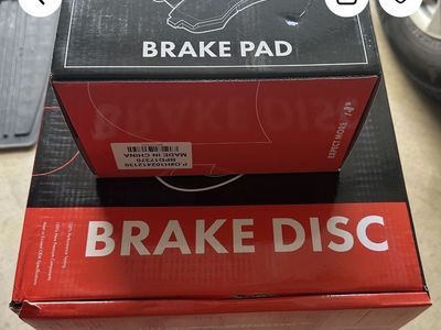 New Rotors And Brake Pads
