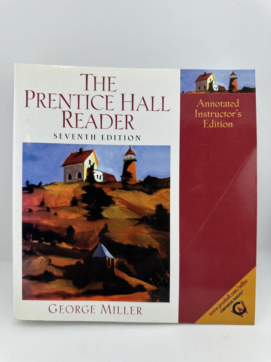 Prentice Hall Reader 7th Ed George Miller Annotated Instructor Edition PB