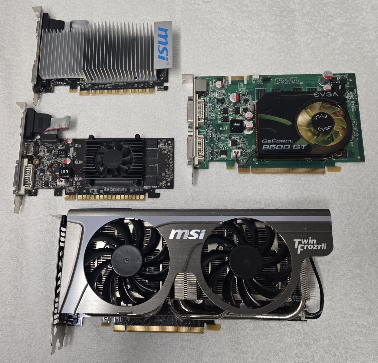 NVIDIA GeForce Graphics Cards Assorted Models EVGA MSI