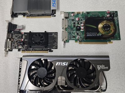 NVIDIA GeForce Graphics Cards Assorted Models EVGA MSI