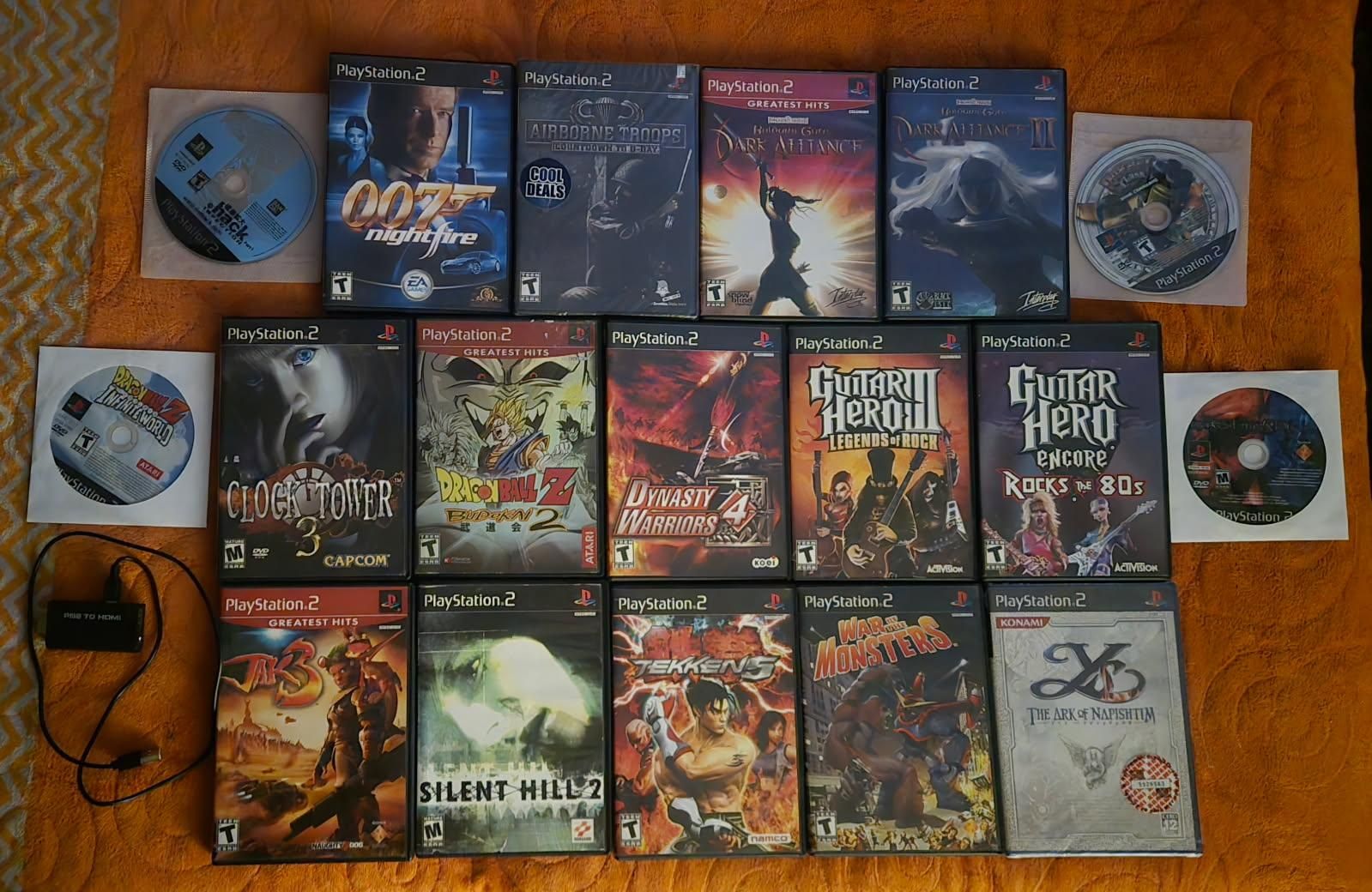 Ps2 game bundle including Dragon Ball Z Infinite World! trades considered!