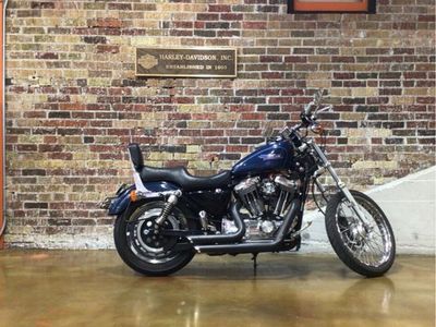 2000 Harley-Davidson Sportster XL1200C 1200 Custom Cruiser Motorcycle - Blue