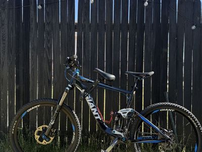 Giant Trance Full Suspension Mountain Bike - Blue/Black, Fox Shocks, SLX Drivetrain