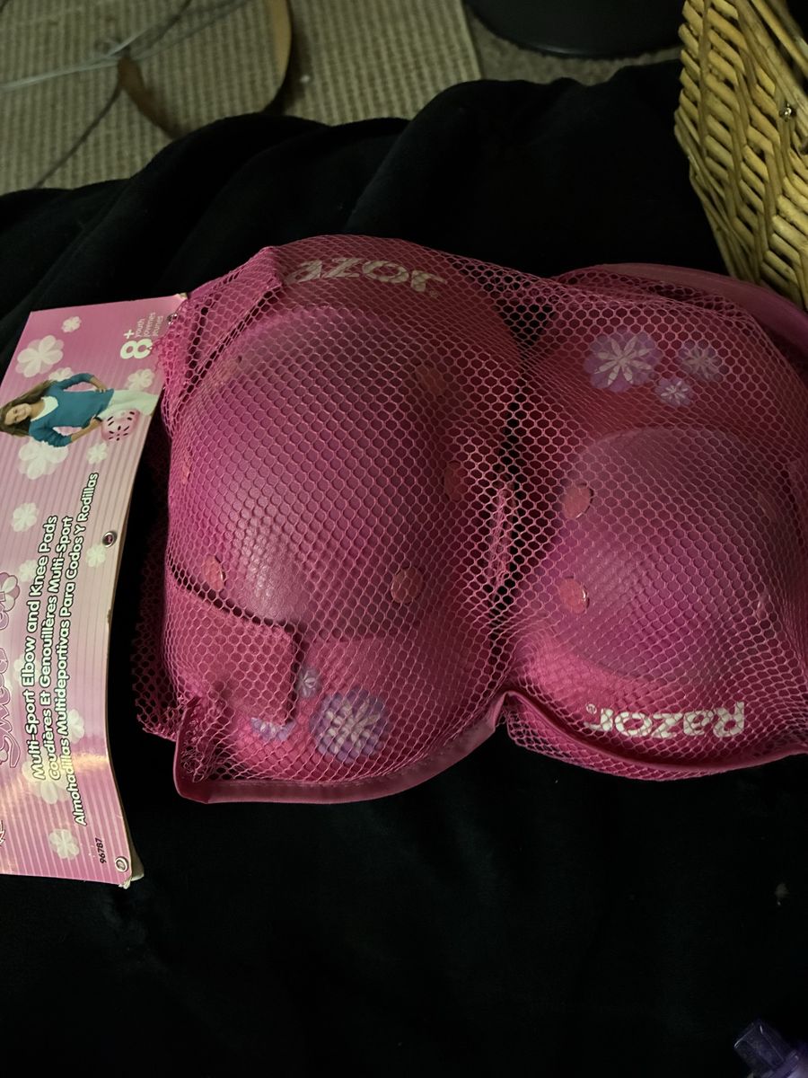 Razor Sweet Pea Youth Multi-Sport Elbow and Knee Pads - Pink Age 8+