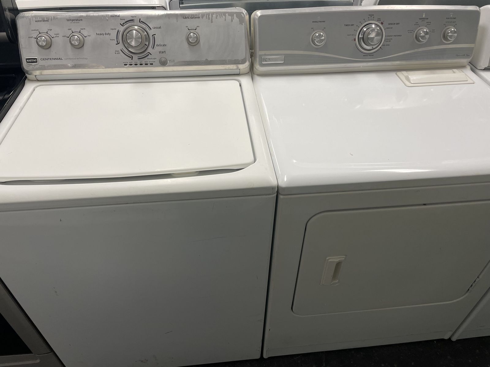 Maytag Large Capacity Washer and Dryer, Sturdy, Working Great,