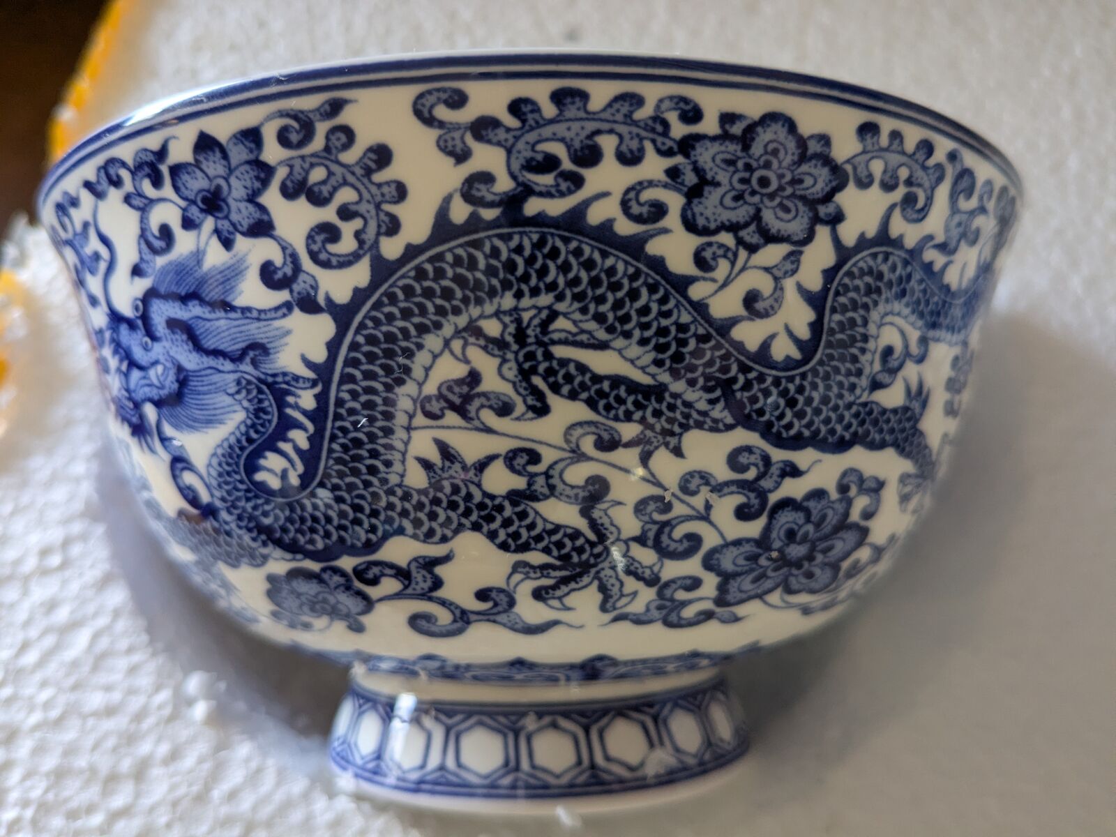 Qing dynasty hand painted dragon bowls