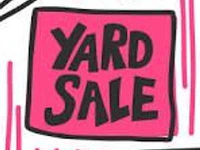 Freeway storage parking lot yard sale