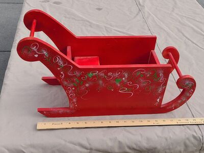 Red Wood Sled