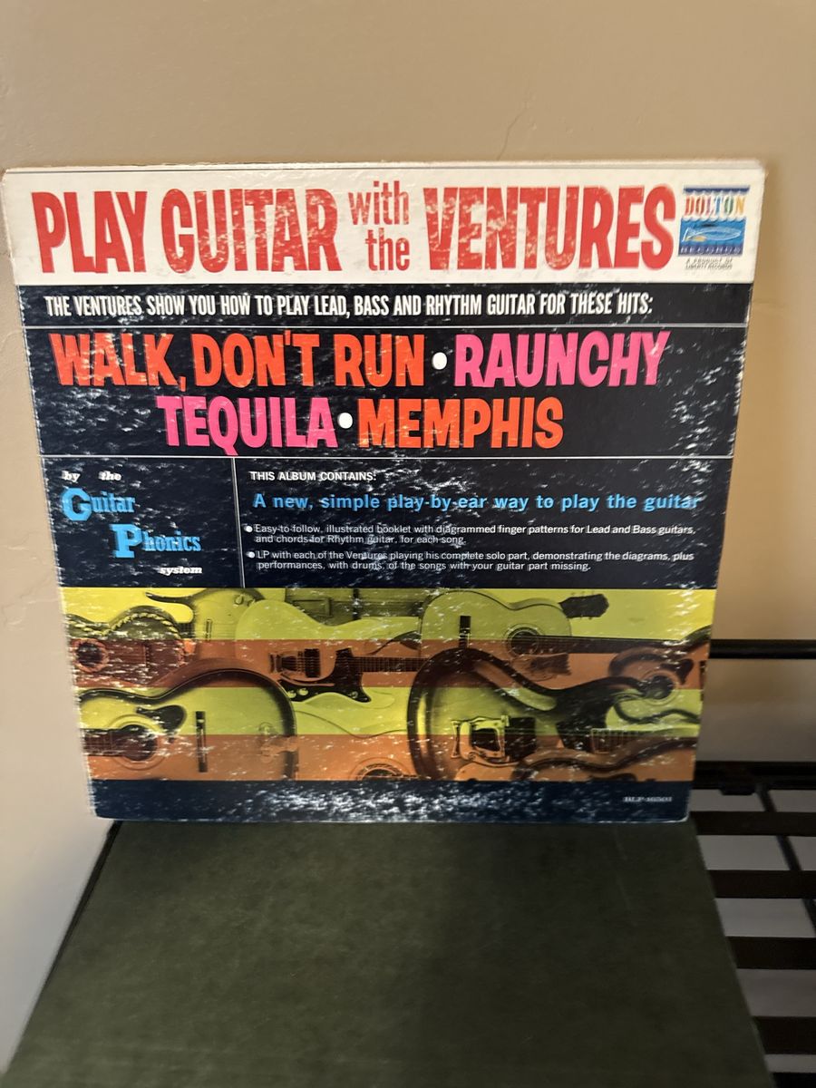 Play Guitar With The Ventures Vinyl LP Album Dolton Records BLP-16501