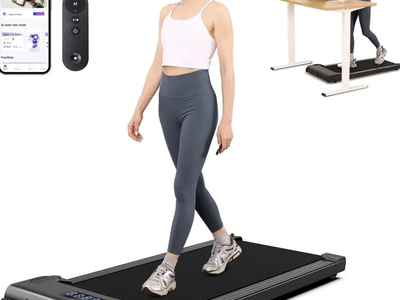 NEW Lichico Walking Pad Under Desk Treadmill, Ultra-Quiet Brushless Electric Walking and Jogging Treadmill with Remote Control