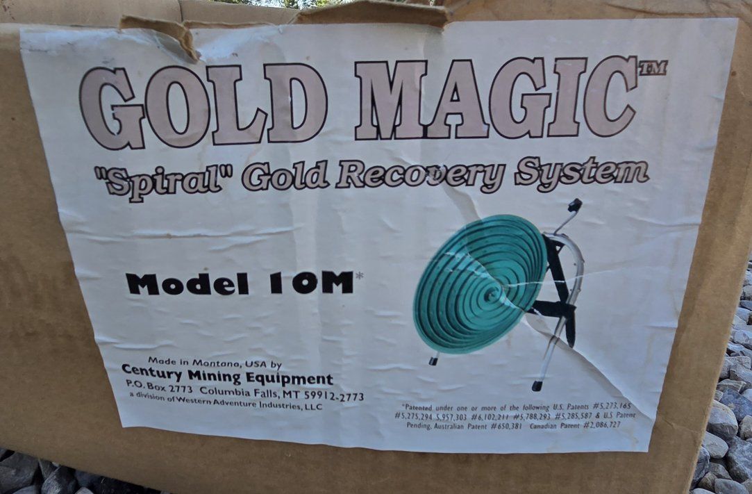 Gold Magic Spiral Gold Recovery System Gold Mining