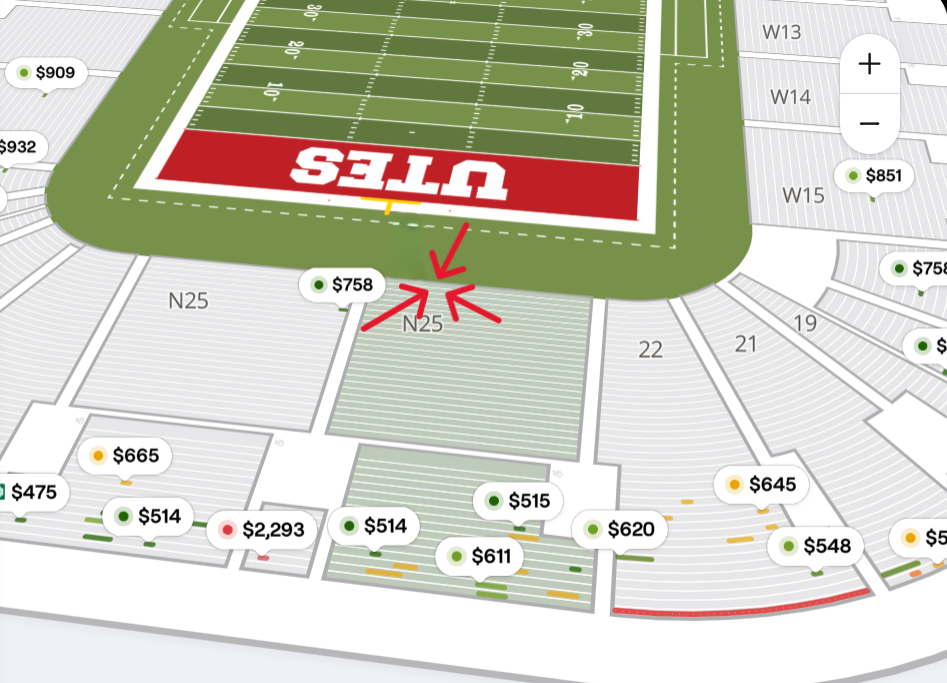 Two or Four Season Seats for all Seven Utah Football Home Games in 2026