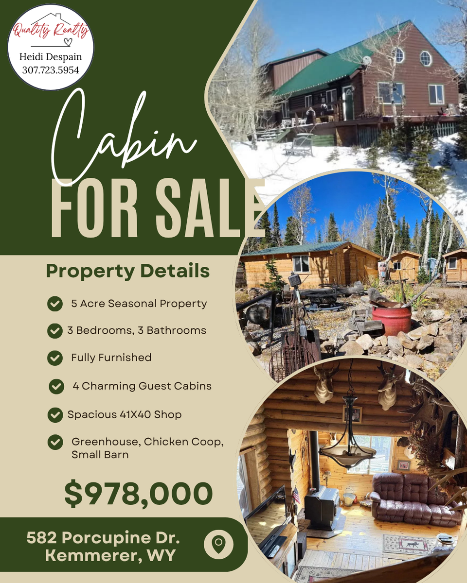 582 Porcupine Dr. Kemmerer, WY