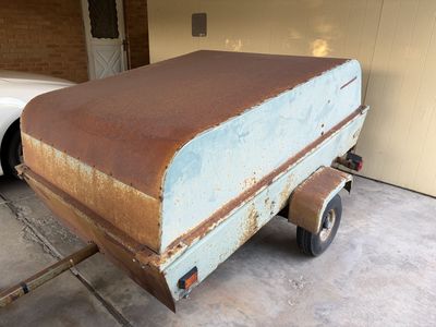 Riverside Utility Trailer - Vintage Enclosed Cargo Trailer