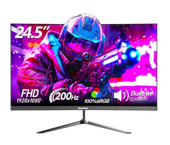 NEW Gawfolk 24.5" Gaming Monitor – Tested & Complete